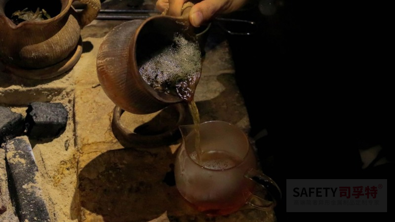 從“火塘烤茶”到“圍爐煮茶”，傳承中華茶文化 [精制鋼圍爐茶桌|炭火爐](圖4)
