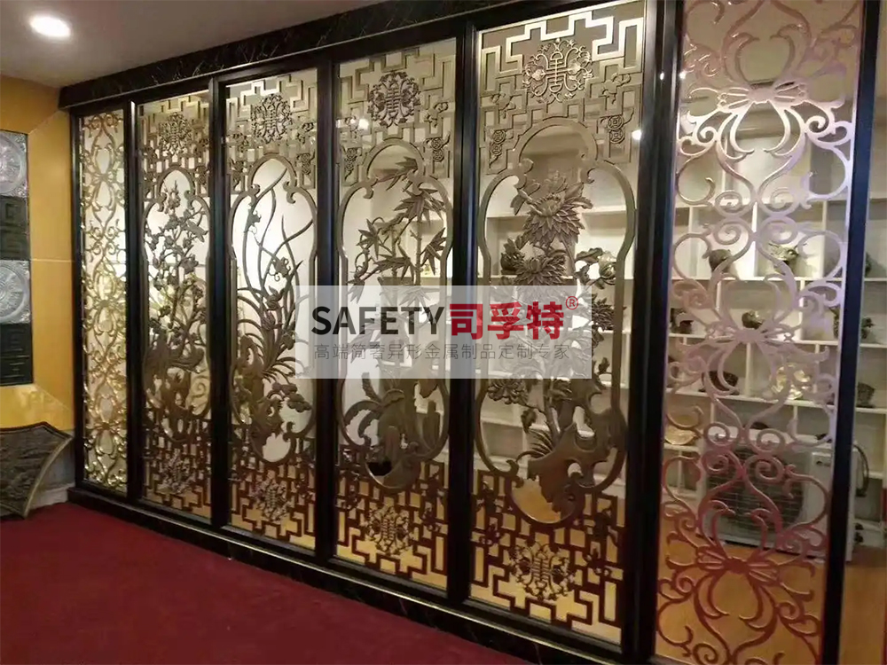 金屬屏風(fēng)有哪些種類？什么材質(zhì)的金屬屏風(fēng)好？[司孚特金屬屏風(fēng)](圖4)
